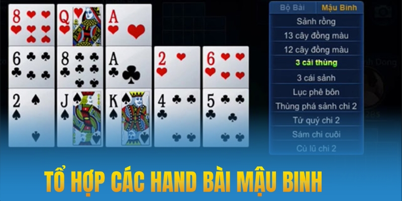 Tổng hợp các tay bài Mậu Binh